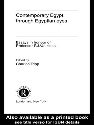 cover image of Contemporary Egypt